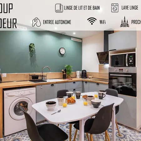 Le Coup De Coeur - Proche Sanctuaire Et Commerces - Wifi - Neuf Apartment